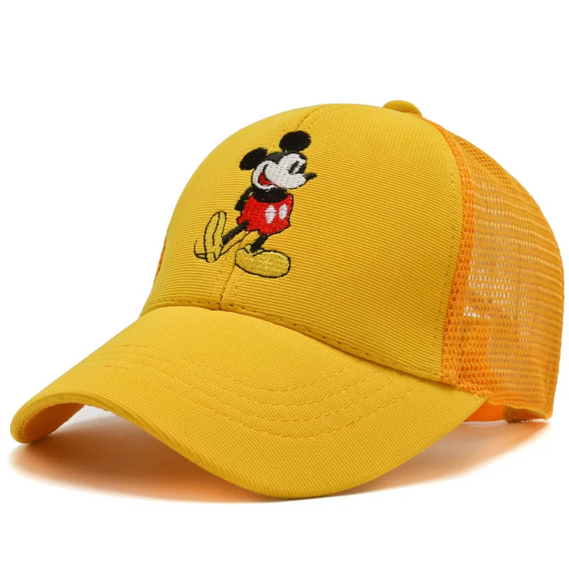 Disney Plus Mickey Mouse Hat Boys Girl Caps Minnie MouseChildren\'s Baseball Caps Spring Hat Adjustable Kids Brithday Gift 3-8Y