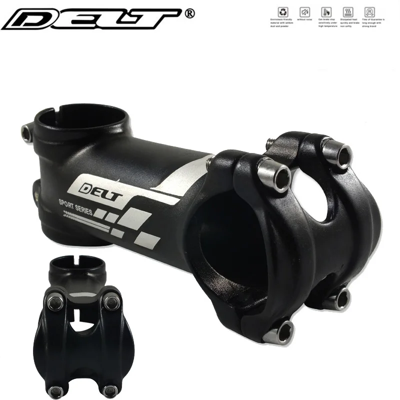 

DELT 7 Degree Ultralight Bicycle Stem MTB Road Mountain Bike Use 1-1/8 Handle Clamp 31.8*90mm Diameter Parts