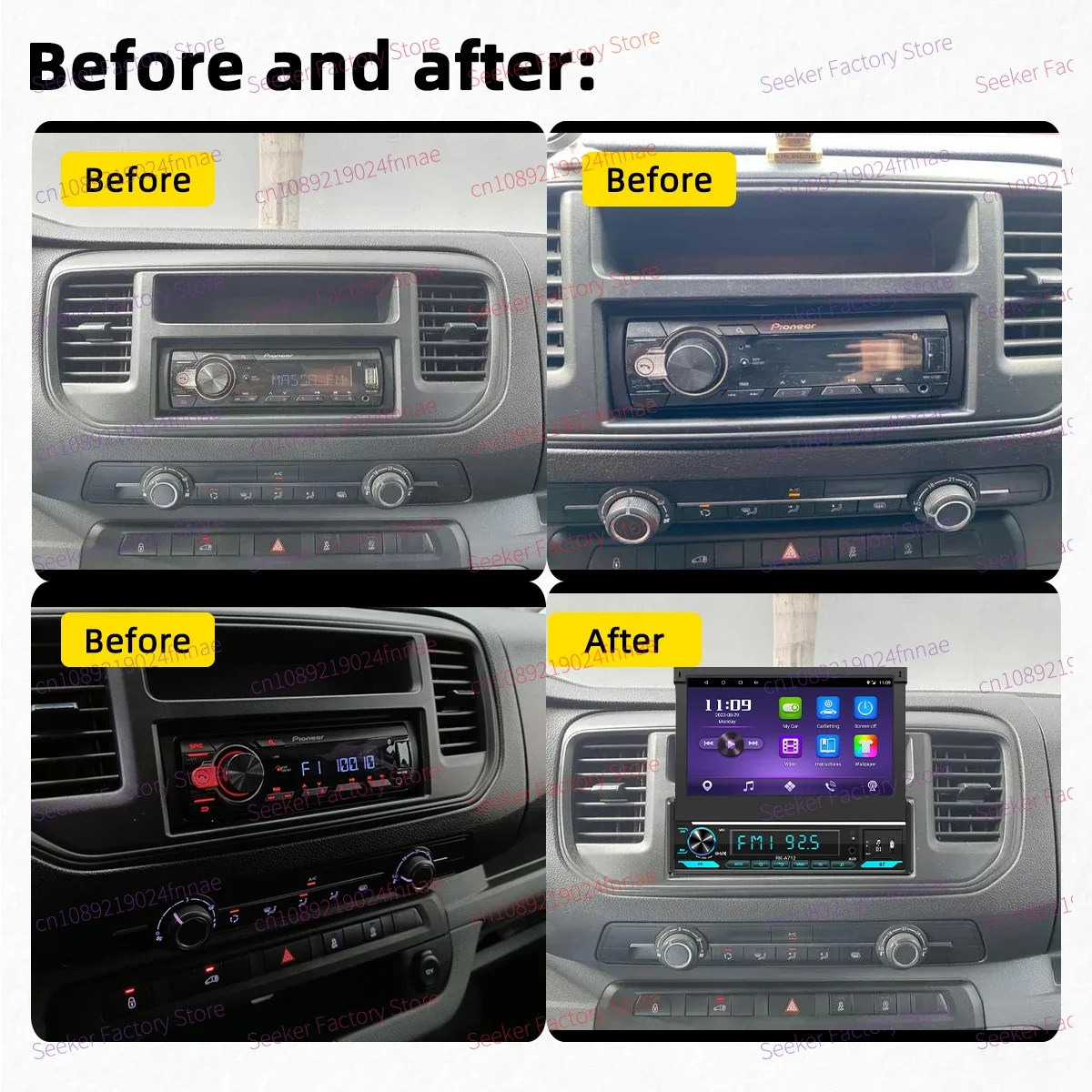 Android Car Multimedia 1 Din Radio 7