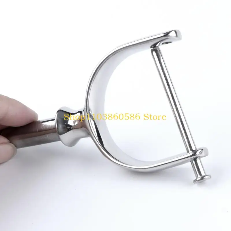 242A 316 Stainless Steel 1/2 Inch Paddle Ringing With Foldable Bracket For Secure Boat Oar Storage Outdoor Water Sports