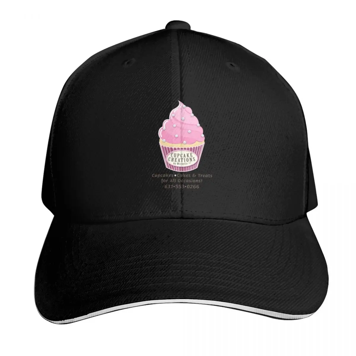 Cupcake Creations Baseball Cap Rave Sun Cap Thermal Visor hats for men Golf Wear Men Women's