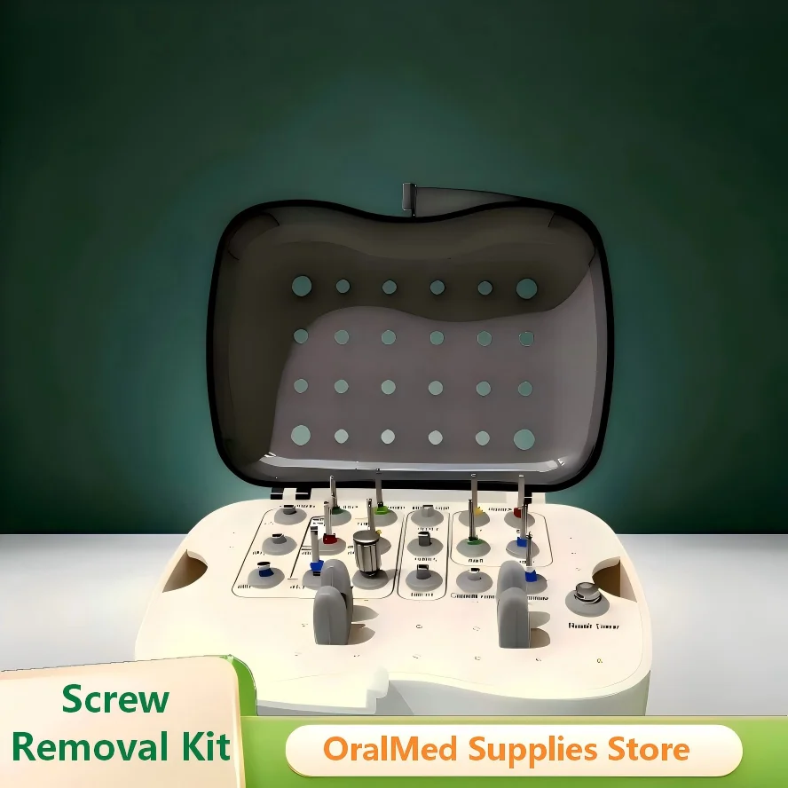 

Broken Screw Remover Kit Dental Implant Fractured Screw Removal Kit Dental Instrument Implant Surgical Tool
