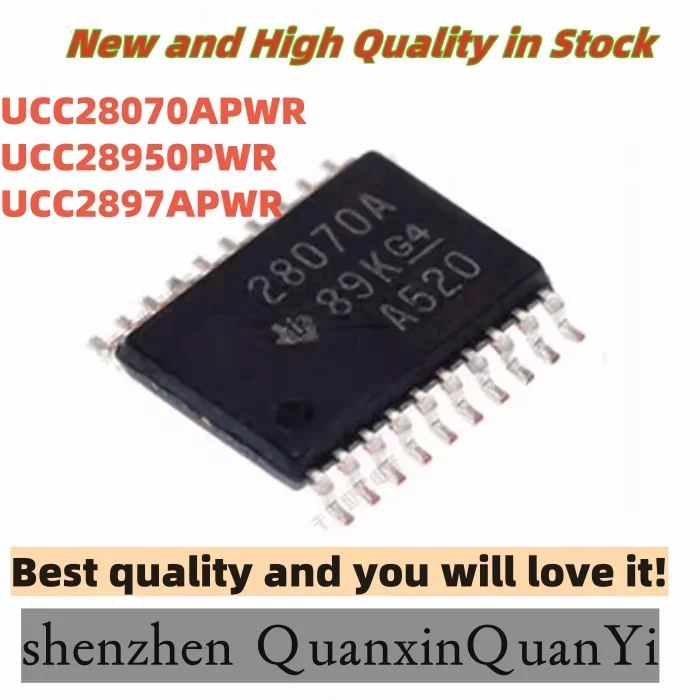 10PCS NEW UCC28070APWR 28070A UCC28950PWR UCC28950 UCC2897APWR UCC2897A Controller chip packaging TSSOP20 TSSOP24