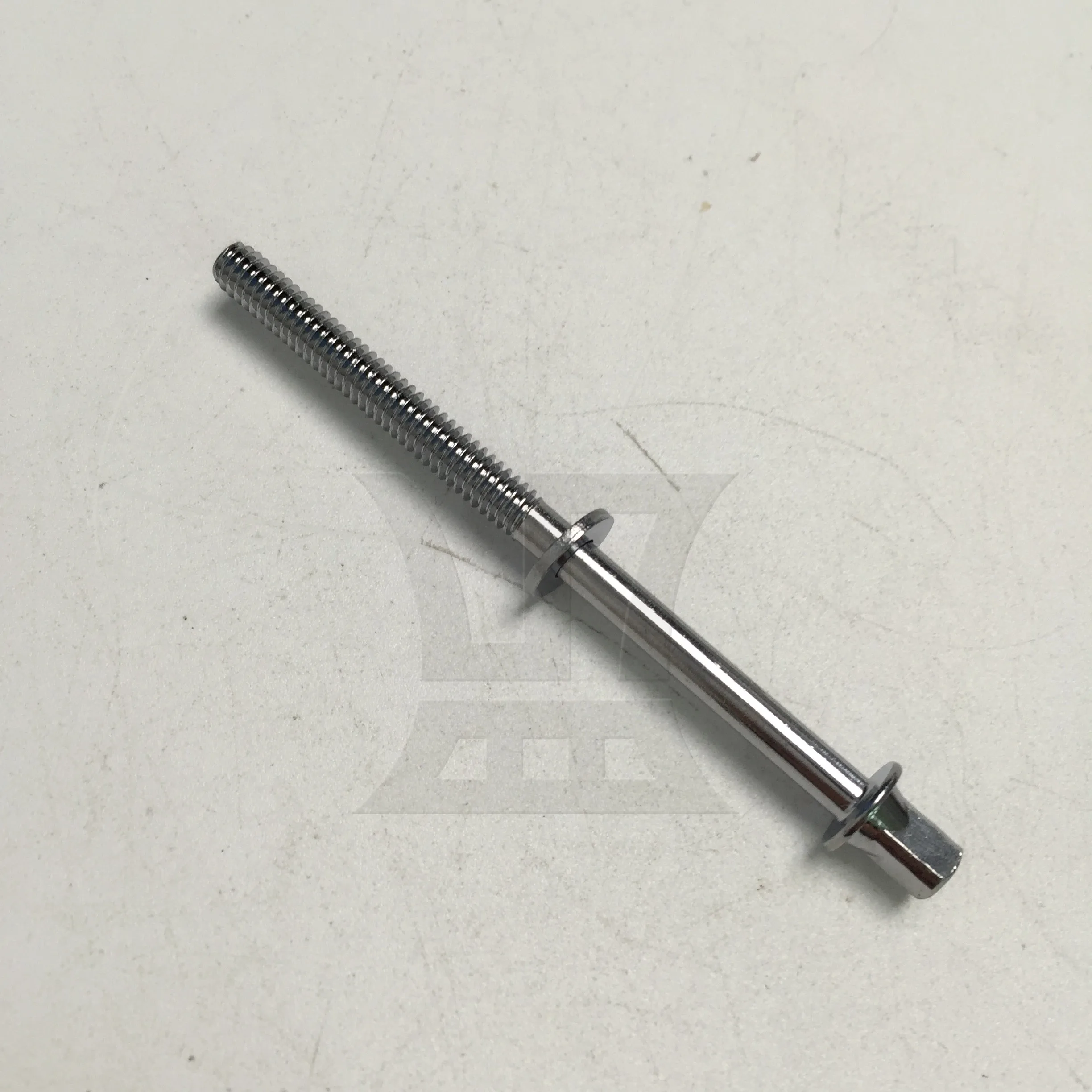 Yibuy 1 قطعة كمين طبل التوتر قضيب 5x80 مللي متر الفضة ل طقم طبلة إصلاح استبدال أجزاء