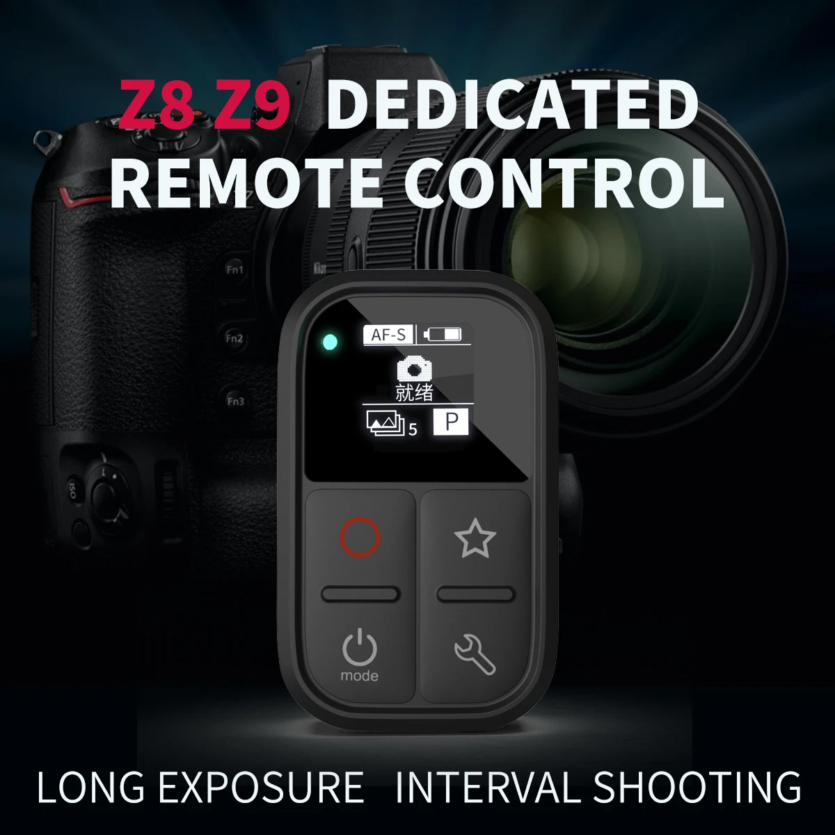 Suitable for Nikon wireless remote control WiFi remote control compatible with NikoZ8 Z9 Z6 Z7 Z5 Nikon Z8 Z9 exclusive