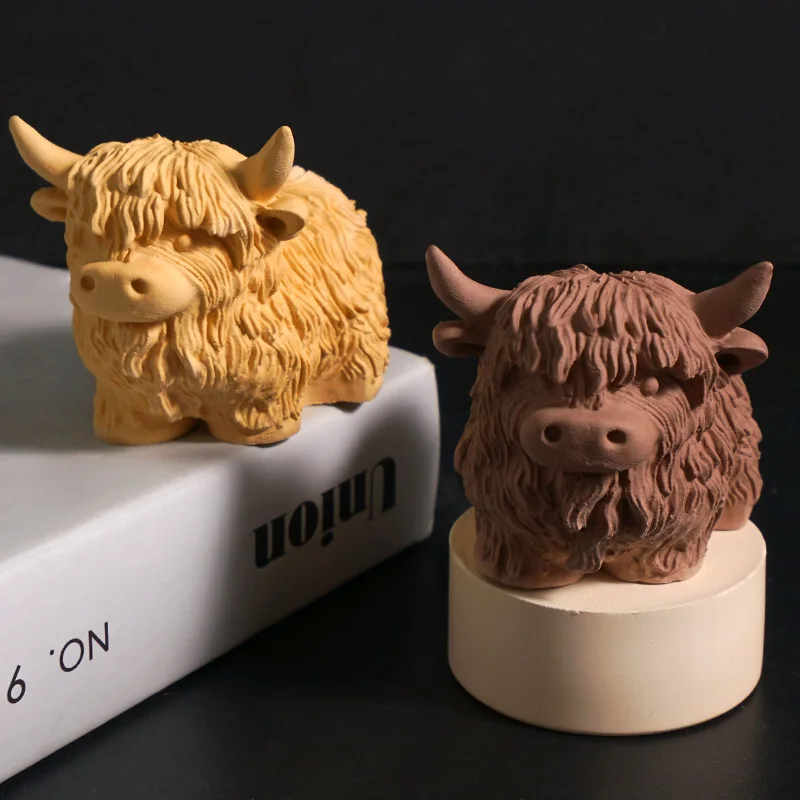 

Формы для свечей Хайленд Яка, сделай сам, аромат дикого Яка, гипсовая штукатурка, форма для эпоксидной смолы, скульптура животного, подарок, свеча, мыло, принадлежности