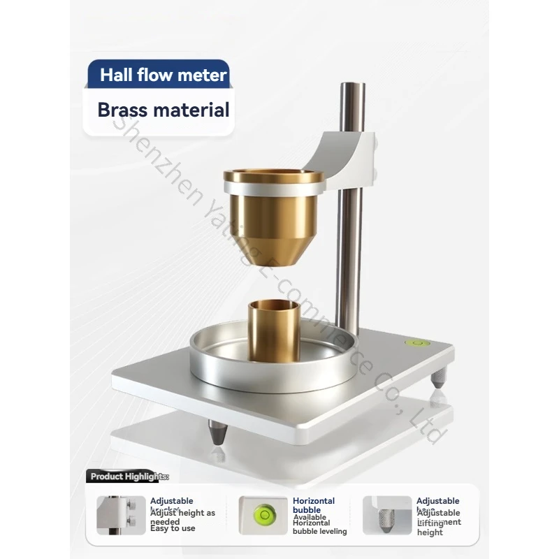 XF-02 Powder Hall Flow Meter Powder Bulk Density Meter Metal Powder Flowability Measurement Funnel