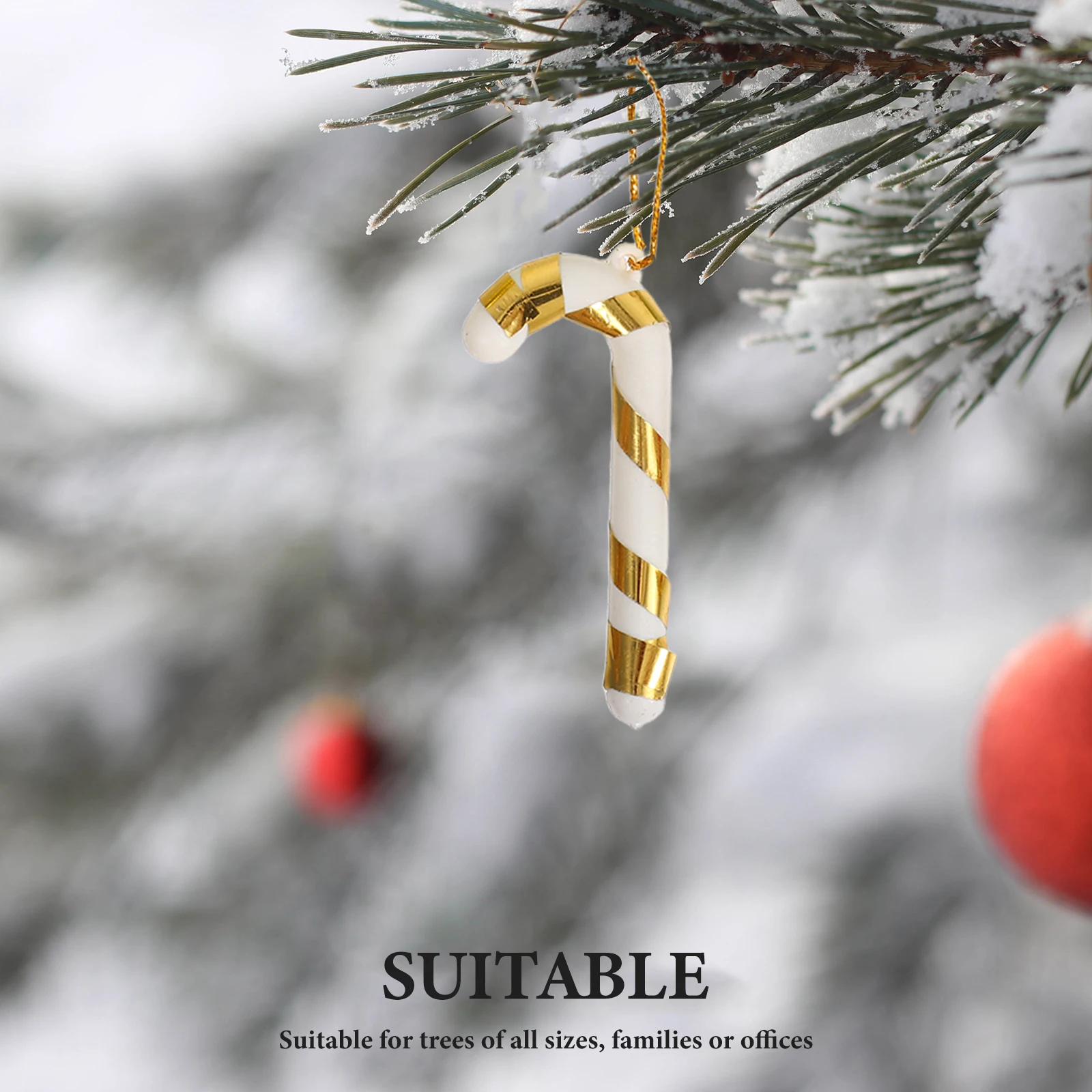 

41pcs Christmas Decorations Pinecone Ornaments Sparkling Glitter Baubles Shatterproof Durable Reusable Holiday Tree for Home