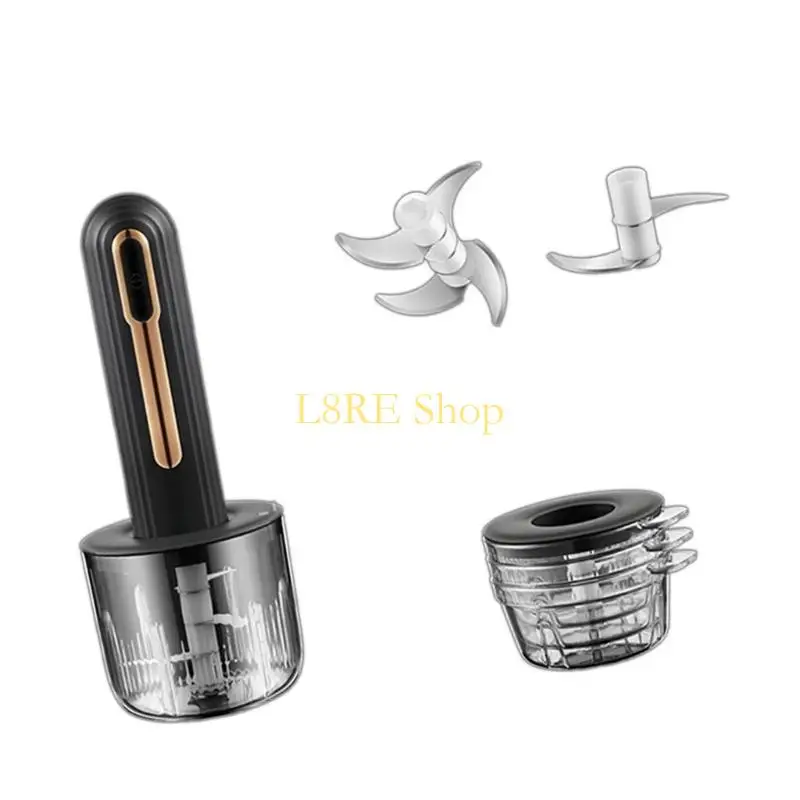 L8RE USB شحن مصغرة Mini Mincer Mincer Multifunctional Mintor Minist