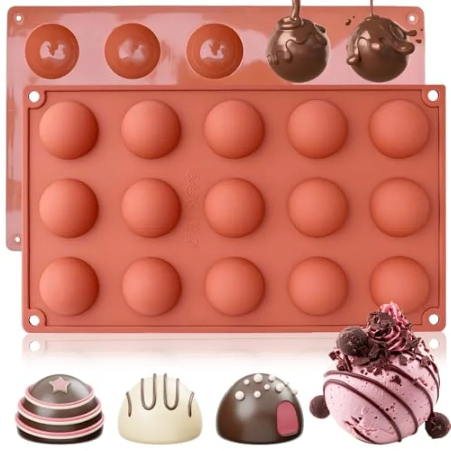 2 Pcs Chocolate Mol…