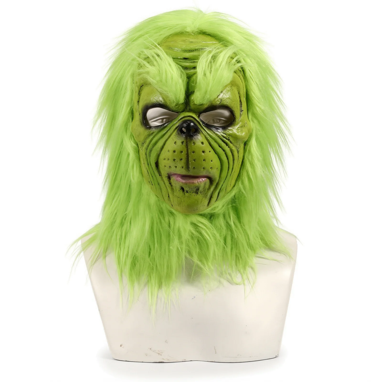 Join In Halloween Festivities With Green Monster Mask Costume Made Comfortable Latex And Stunning