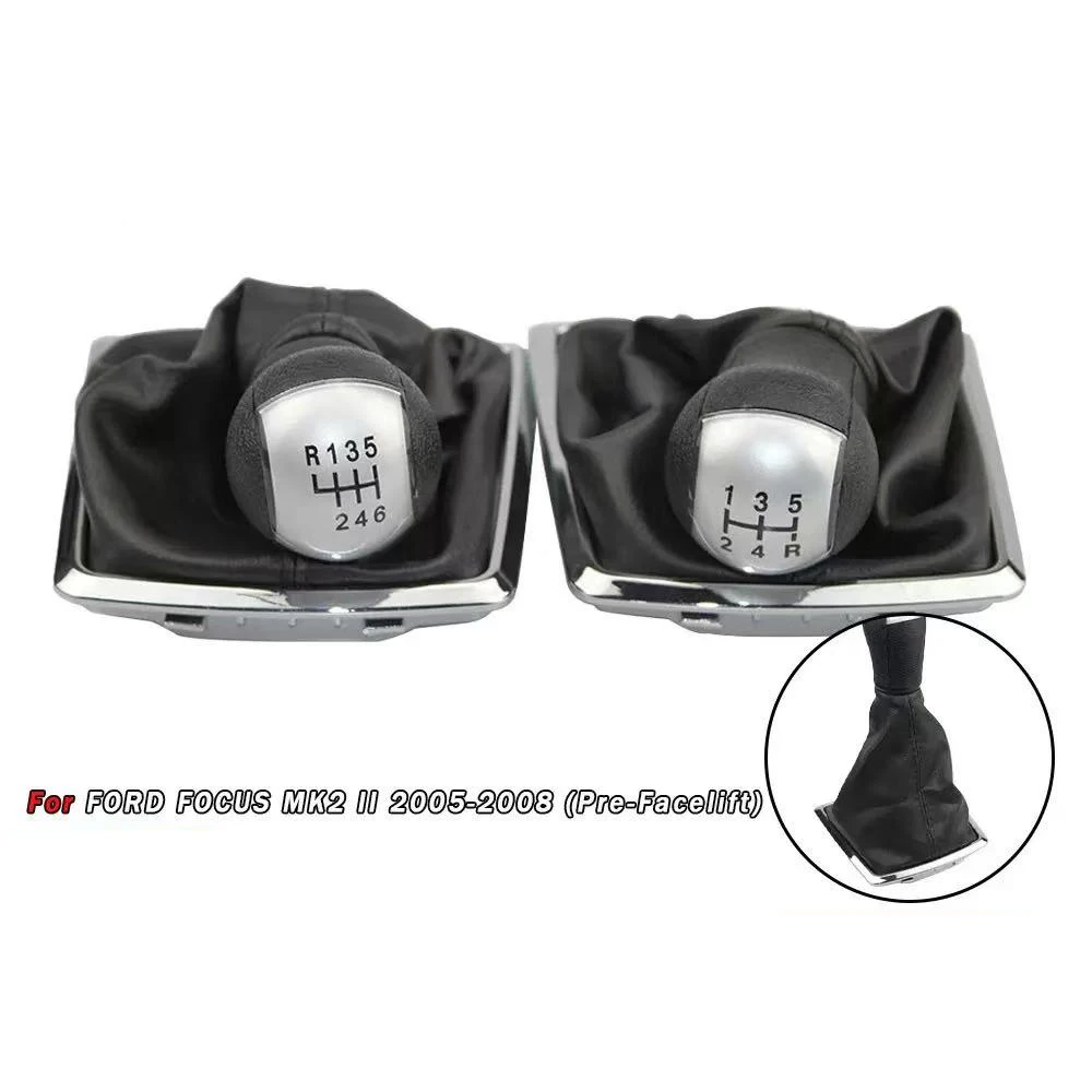 

For Ford Focus 2 & Mondeo MK2 Gear Shift Knob Gaiter Boot Cover | Shifter Lever Case | 2005 2006 2007 2008 Car Styling