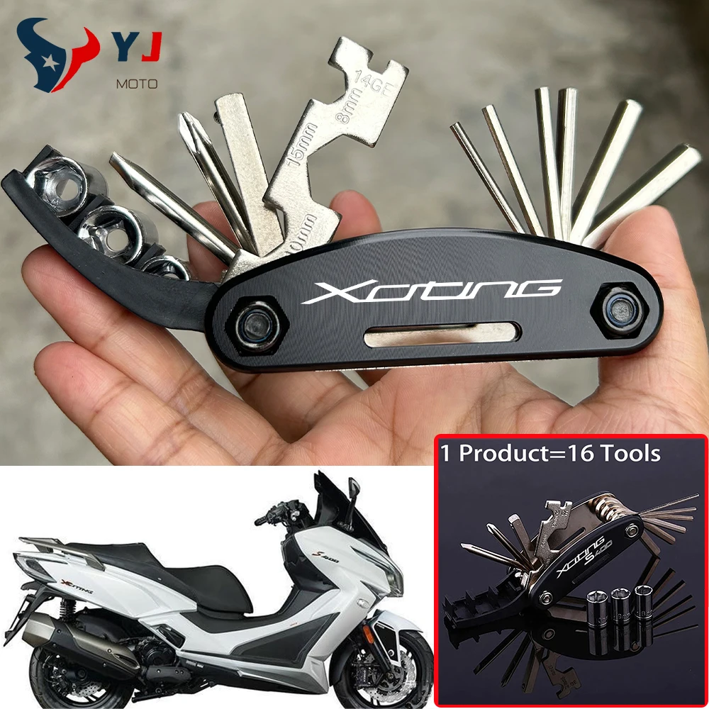 Motorcycle Tool Wrench Screwdriver Set For Kymco Xciting S400 400I XCITING 250 300 350 400 400S 500 Portable Tools Accessories