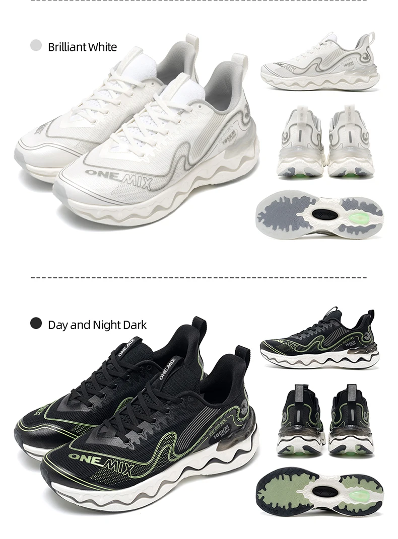 ONEMIX Neue Laufschuhe für Herren, Mulanxi-Sneaker, rutschfeste, dämpfende Mesh-Sportschuhe für Herren und Damen – Detail 14