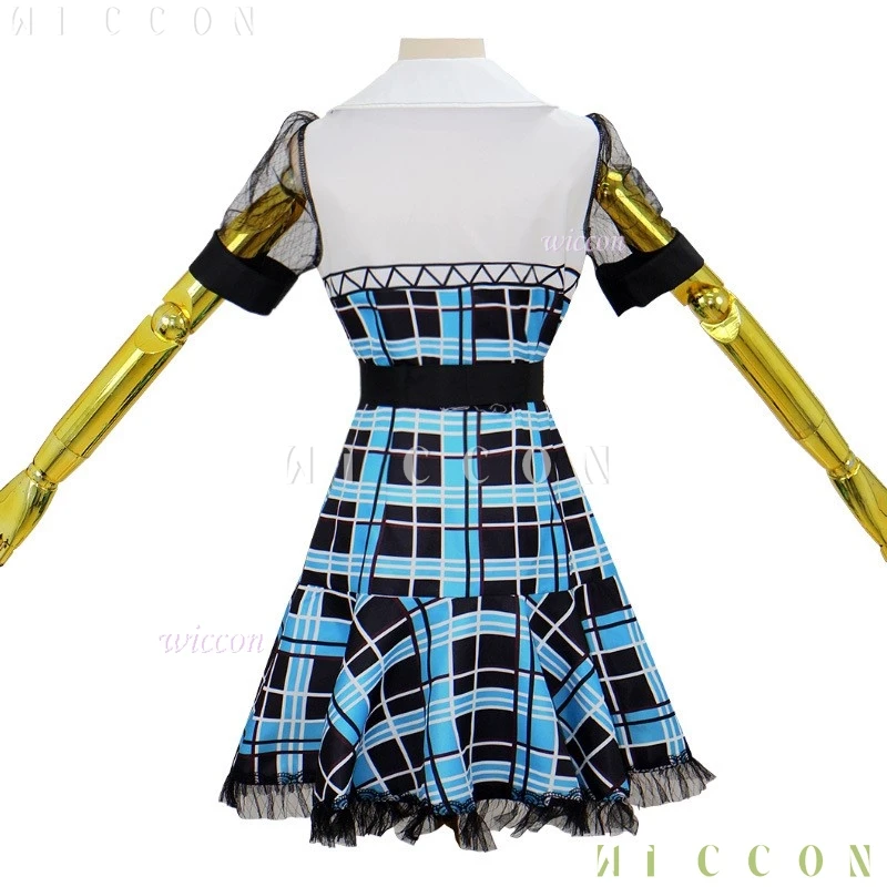 الوحش تأثيري فرانكي شتاين فستان فتاة زي شعر مستعار الزي هالوين عيد الميلاد حفلة النساء فستان الملابس غيبوبة فتاة disfraz