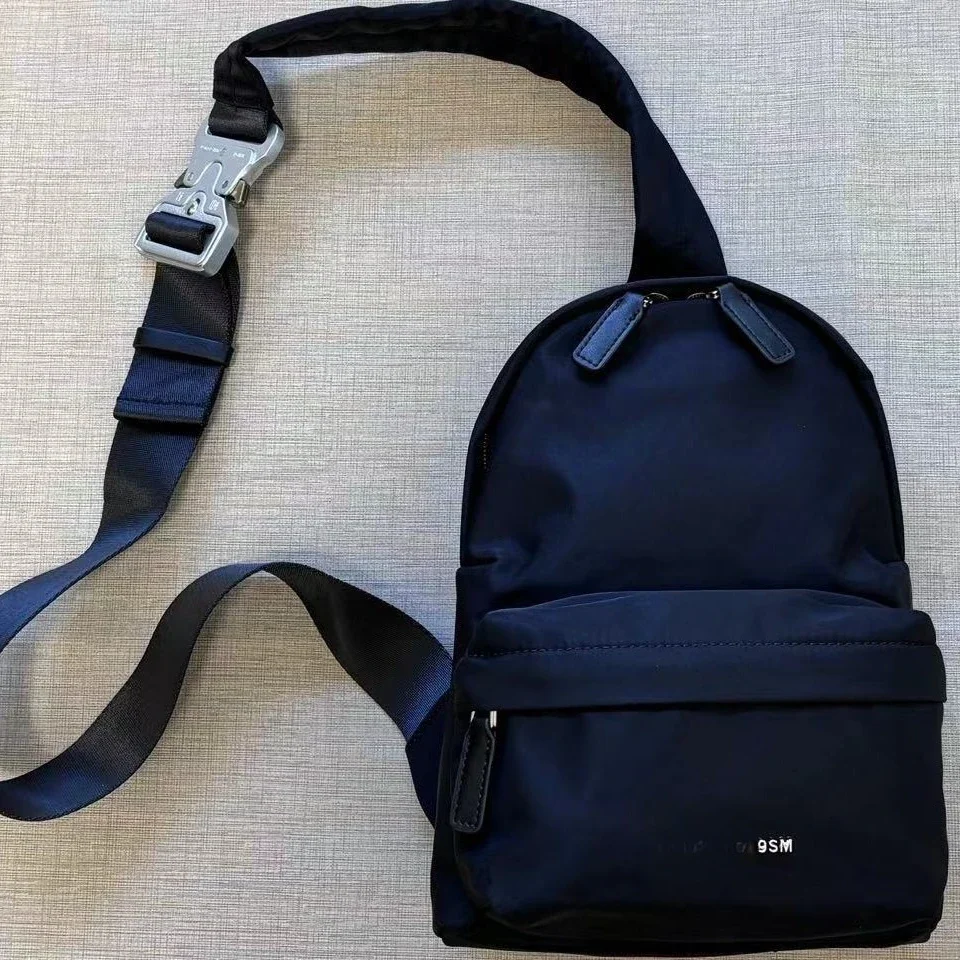 Men's tactical safety buckle chest bag, mobile waist bag, anti loss design, shoulder bag, new crossbody portable