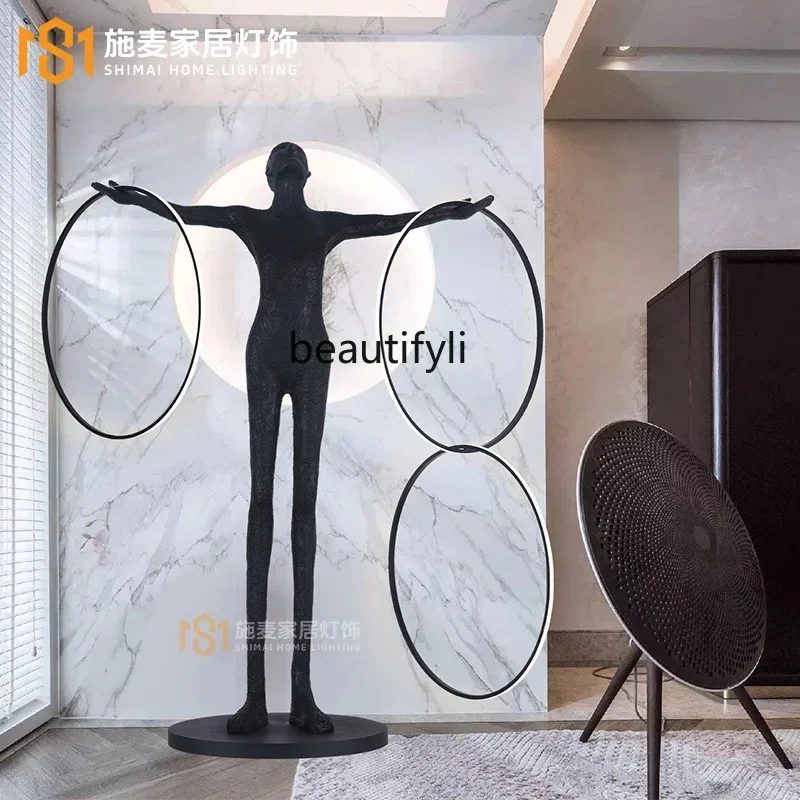 

YH03 Postmodern creative large-scale floor decoration ornament humanoid art sculpture, lobby hotel entrance