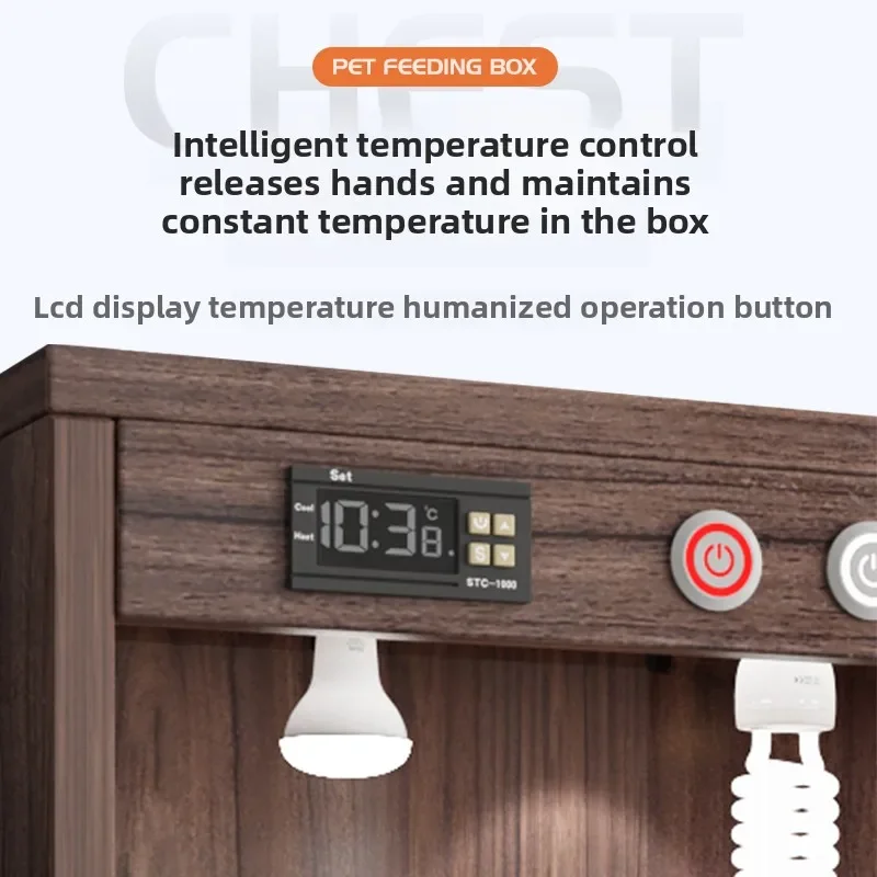 Half-water turtle house climbing pet landscaping constant temperature smart pet turtle feeding box