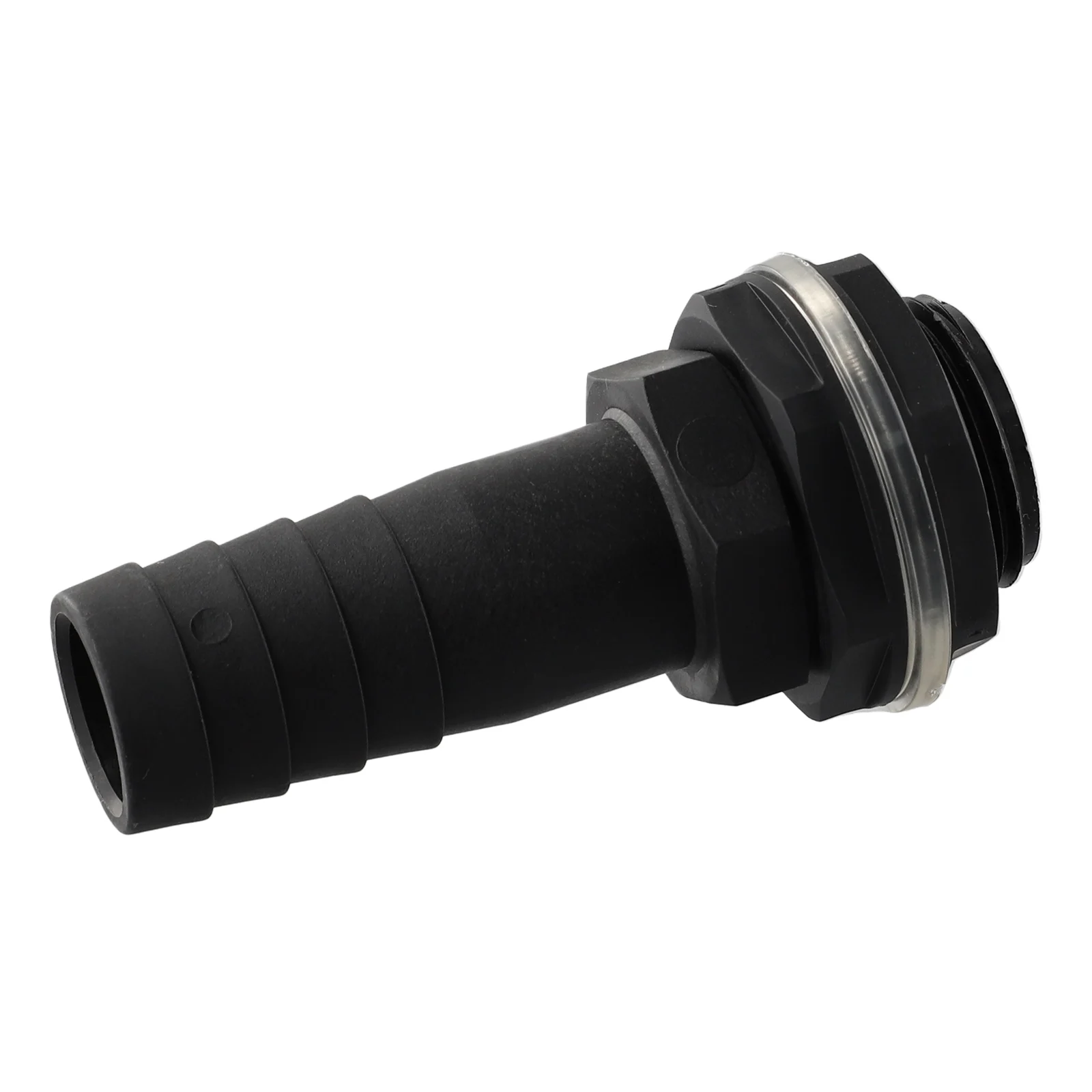 Water Butt/Tank 1in Overflow Connector With Nut & Washer Fits 1in Overflow Pipe For Garden Tubing Drip Irrigation Watering Syste