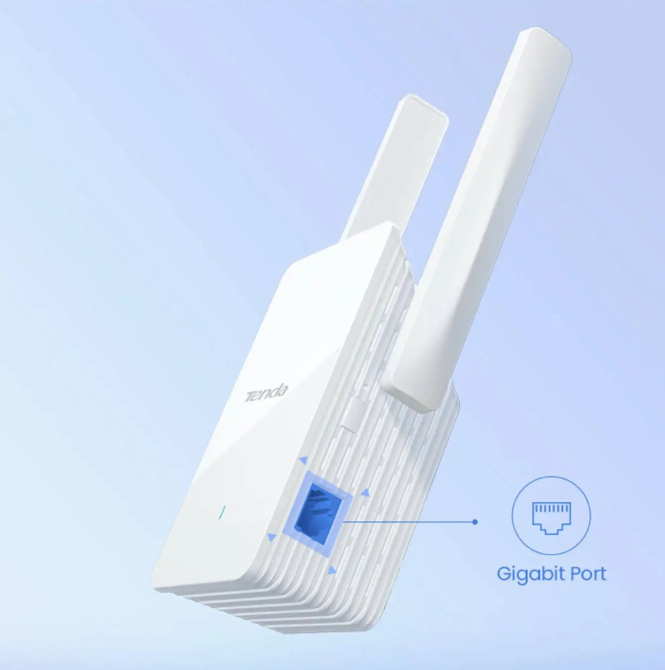 Tenda WiFi 6 Range Extender 2.4/5GHz AX1800 Dual Band Signal Expansion Booster Wireless Repeater No Dead Spots WPS Plug and Play