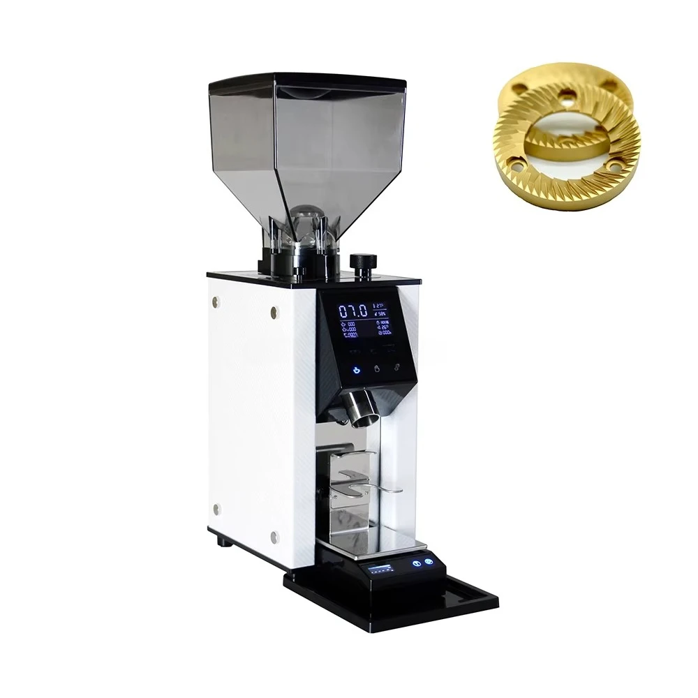 

Factory Directly Burr Coffee Grinder Coffee Bean Grinder with Scale Stainless Steel Electric Electronic Touch Control 350 220