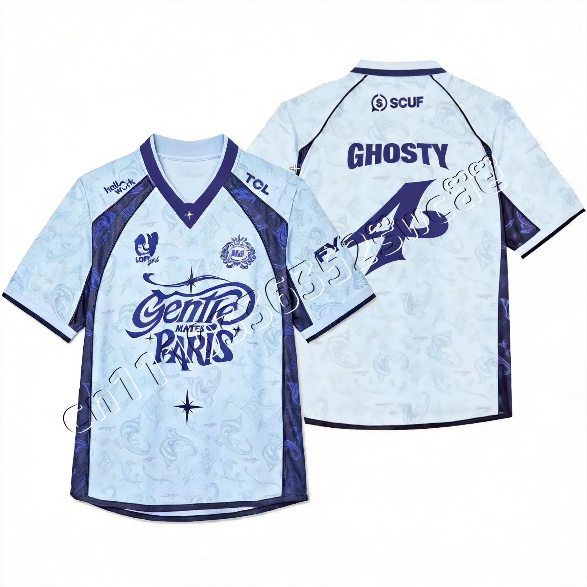 2026 M8 Purple Fans Jersey Esports Team  Men T-shirts Fashion  Short Sleeve Gentle Mates Boys Uniform Tees Breathable Top Kids