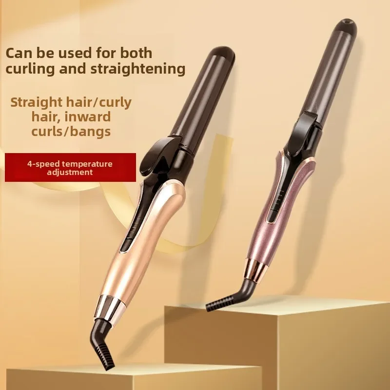 Best Seller LCD Digital Display Tourmaline Household Curling Iron Temperature Control Electric Hair Iron Curling Iron Pear Flowe