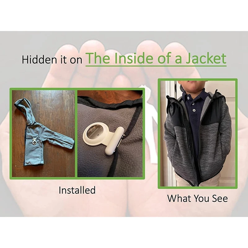 أفضل العروض Kaizen كريشن حامل حافظة لجهاز أبل Airtag Air Tag جهاز تتبع لتحديد المواقع للأطفال ، طفل صغير ، كبار السن ، إلخ.