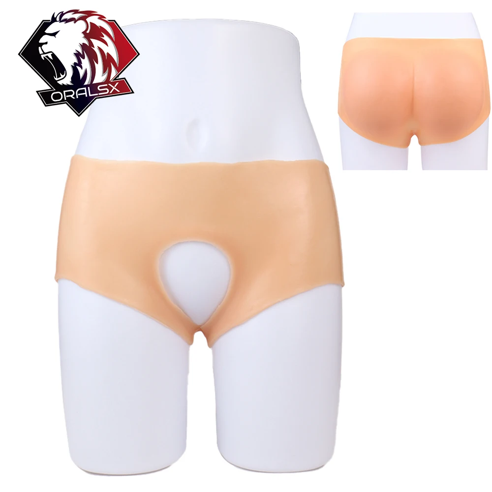 SUSEXY-Almofadas de Nádegas de Silicone Líquido para Mulheres e Homens, Roupa Interior de Alta Elasticidade, Melhoramento do Bumbum, Calcinha Grande, Pele Artificial