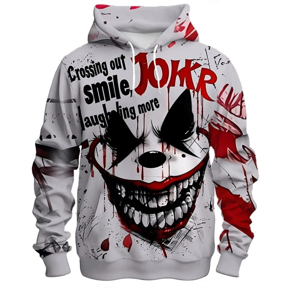 Men's Hoodies Sweatshirt Fashion Long Sleeve 3D Print Party Holiday Streetwear Hoodie Sweatshirts Hoodies Women Men Clothing