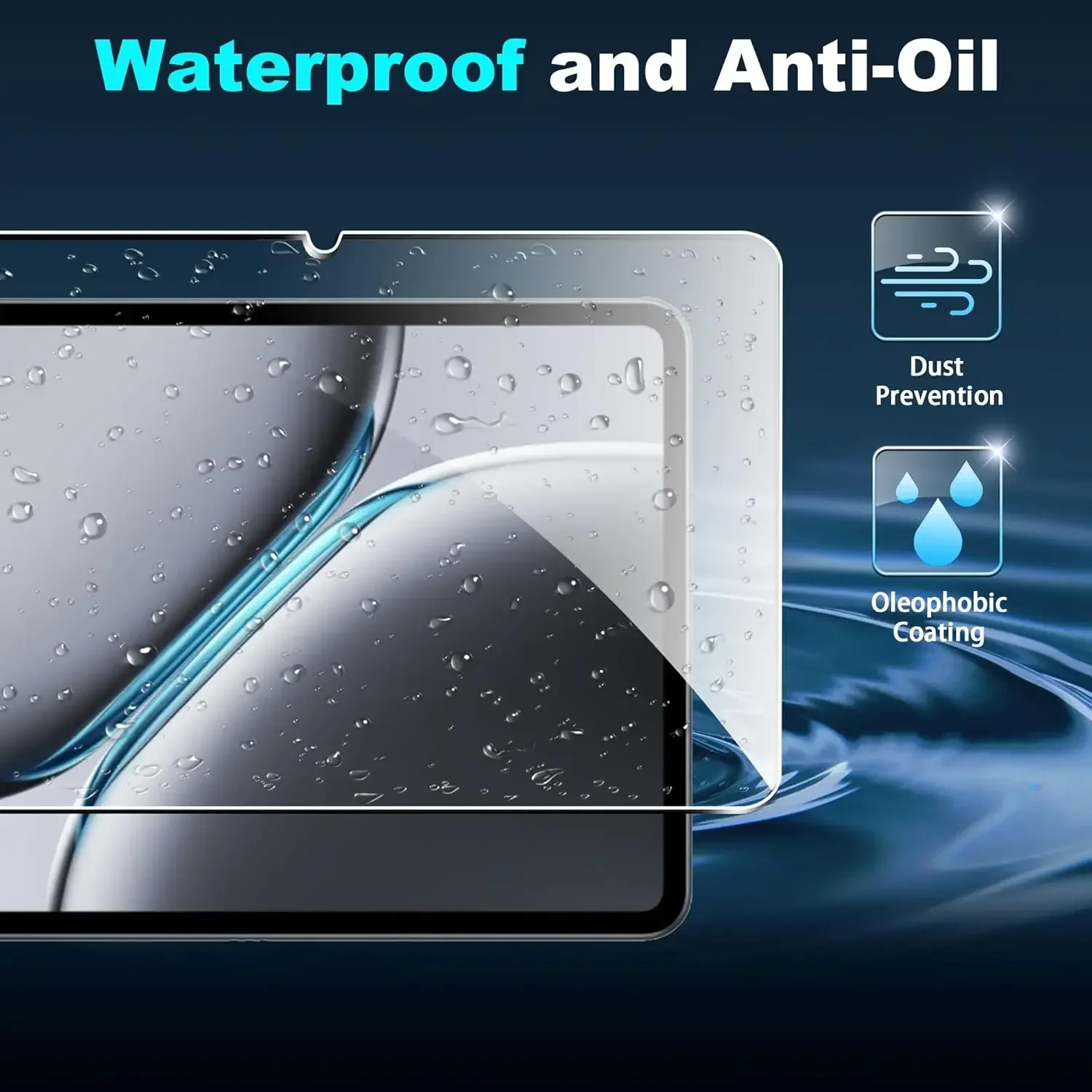 2PCS For OnePlus Pad 2 Tempered Glass Screen Protector 12.1 inch Tablet Bubble Free HD Anti-Scratch Protective Film