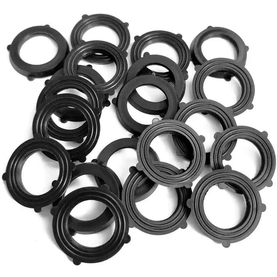 50PCS Heavy Duty Garden Hose Water Faucet Washers Silicone Rubber Washers Seals Gasket O-Ring Leak Proof Fittings
