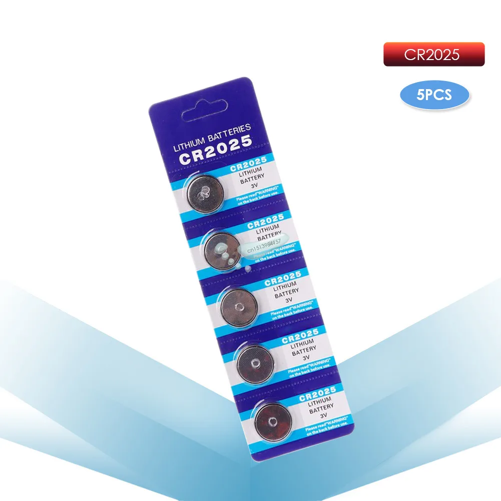 Kpay 5 قطعة CR2025 بطاريات زر CR2025 BR2025 DL2025 خلية عملة ليثيوم لون بطارية 3 فولت CR 2025 ساعة الإلكترونية لعبة مفتاح السيارة عن بعد