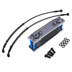 USERX Universal 4-tier Oil Cooler Cooling Radiator with oil pipe For 50cc 70cc 90cc 110cc 125cc Dirt Pit Bike ATV