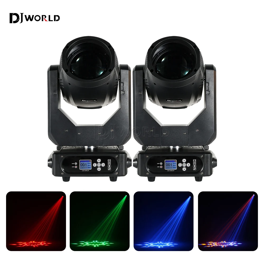 

2PC/Set 12R 295W Beam Moving Head Light Gobo DMX Stage Lighting Projector DJ Party Concert Double Prisms Bulb Stage Light