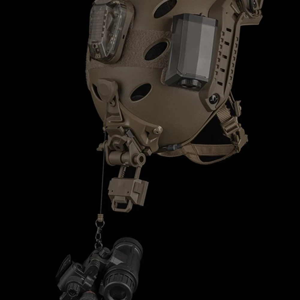 Casco VAS NVG Base Cordino NVG Mount Cordino di sicurezza Occhiali per la visione notturna Corda telescopica anticaduta per modello di visione notturna fissa