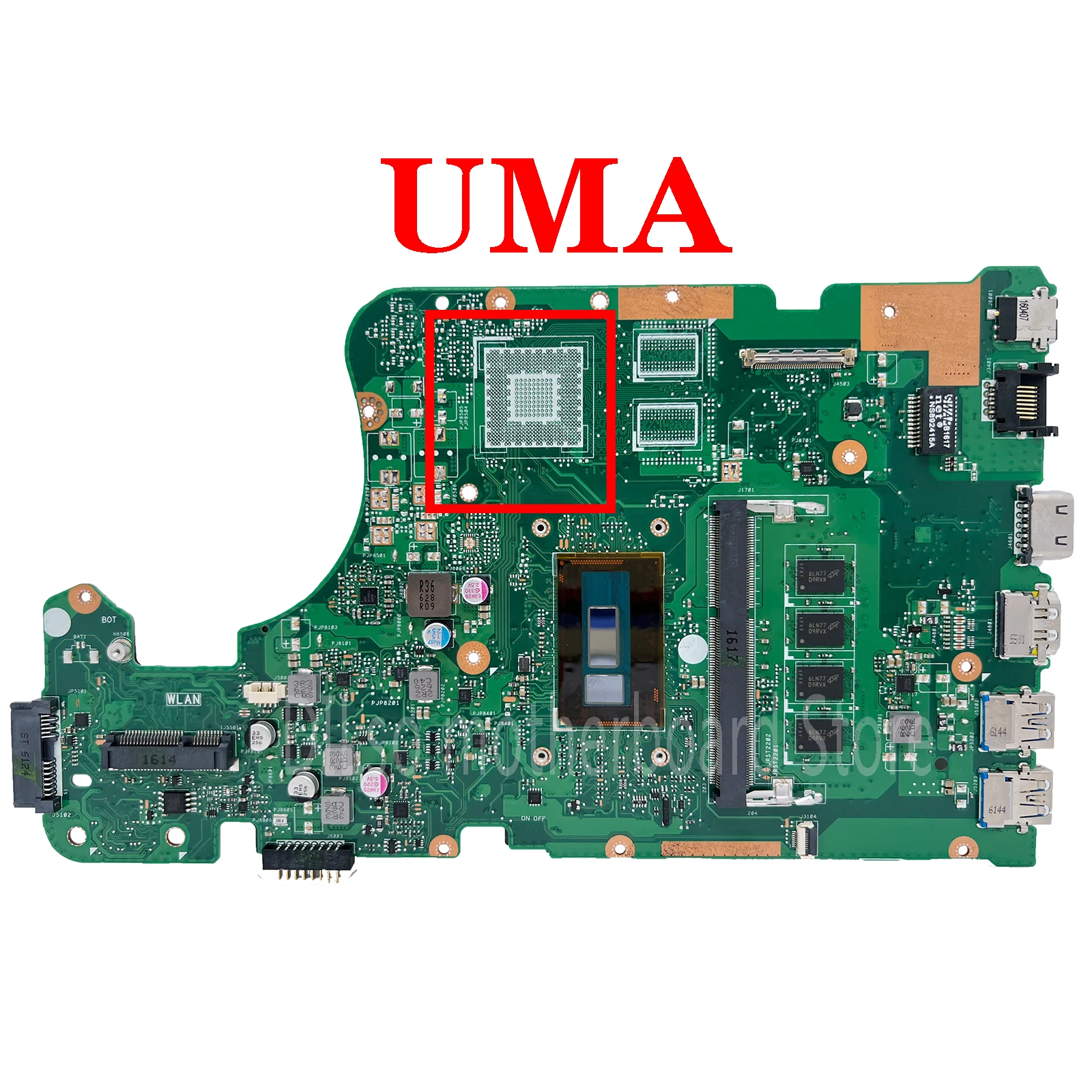 Imagem -02 - Placa-mãe Portátil para Asus Kefu X555la X555ln X555ld X555lab X555lj X555lf Mainboard do Portátil 4gb Ram i3 i5 i7 4th 5th Gen ok