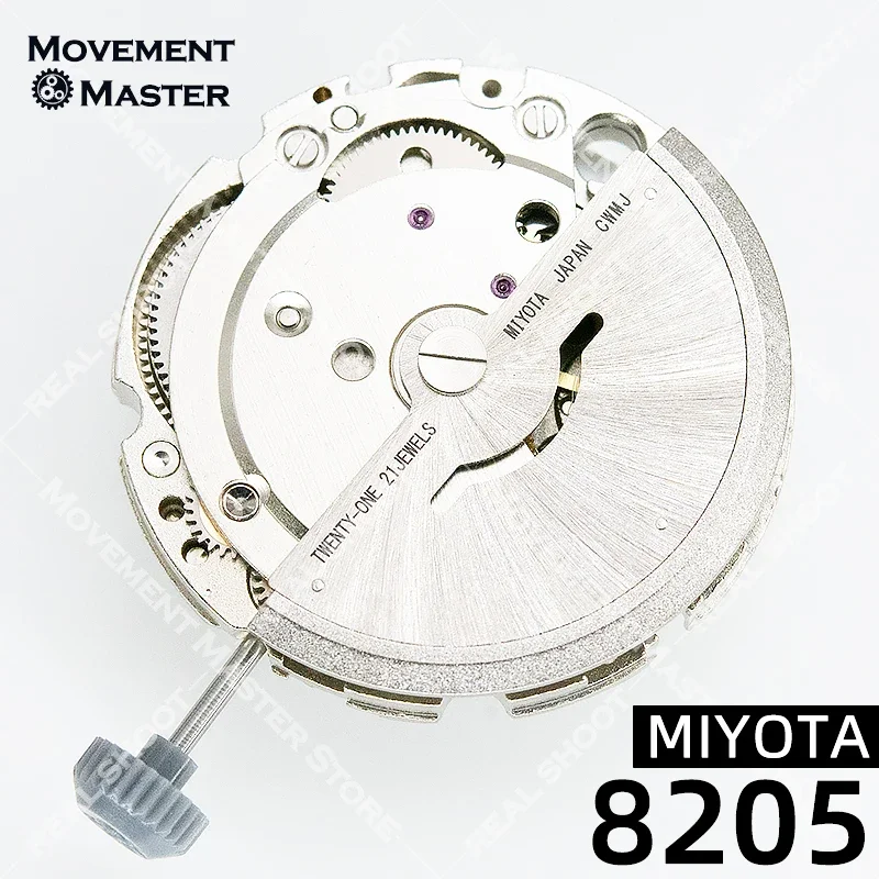 MIYOTA 8205 8200 무브먼트 시계 액세서리, 일본 오리지널 자동 기계식 3 핸드, 날짜 표시, 3:00 전체 날짜 표시, 신제품