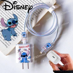 Cartoon Stitch Charger Protective Case 20w Data Cable Protective Case Winding Rope Decorative Accessories Against Falls