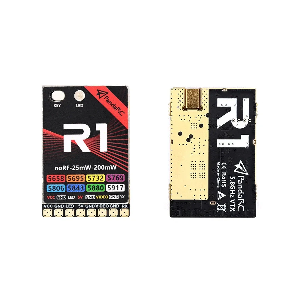 

PandaRC R1 5.8GHz 8CH Race FPV VTX