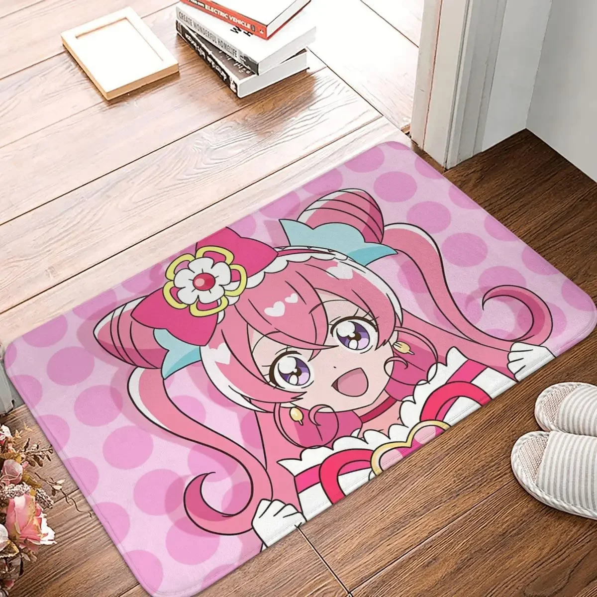 Pretty Cure Precure Princess Anime Non-Slip Carpet Precious Doormat Bedroom Bathroom Mat Welcome Decor Rug