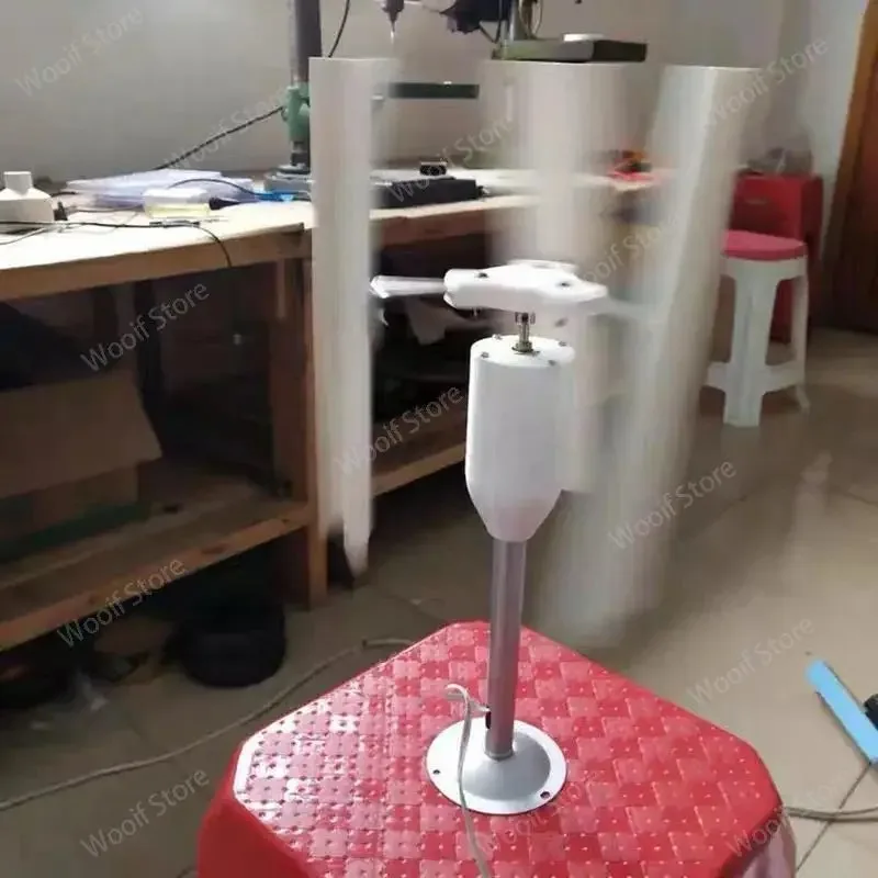 

Vertical Five-blade Wind Generator Model Three-phase Permanent Magnet Brushless Generator Low-speed Windmill Portable Tools