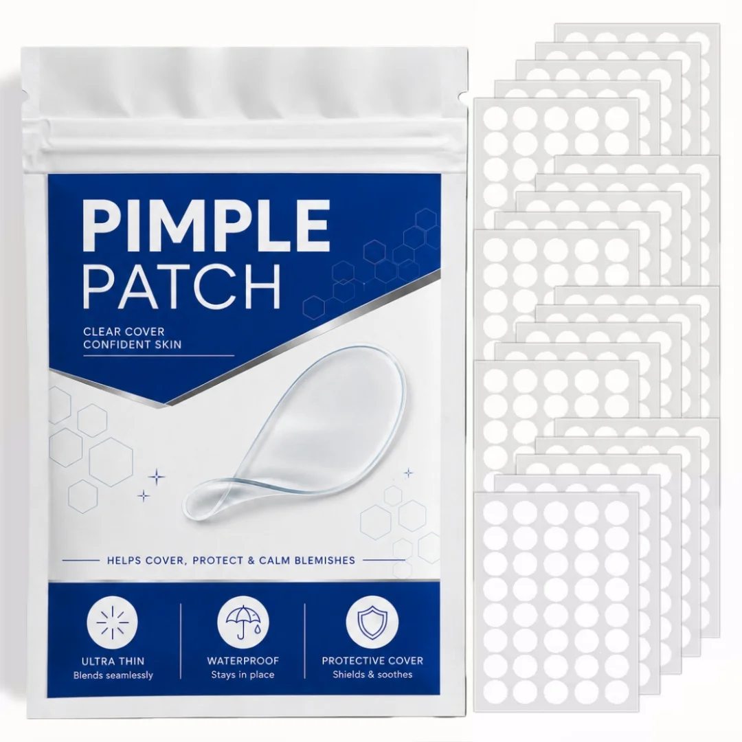 200/400/800Pcs Invisible Hydrocolloid Face Patches, Clear Mini Dot Blemish Cover Stickers, Waterproof, Daily Use