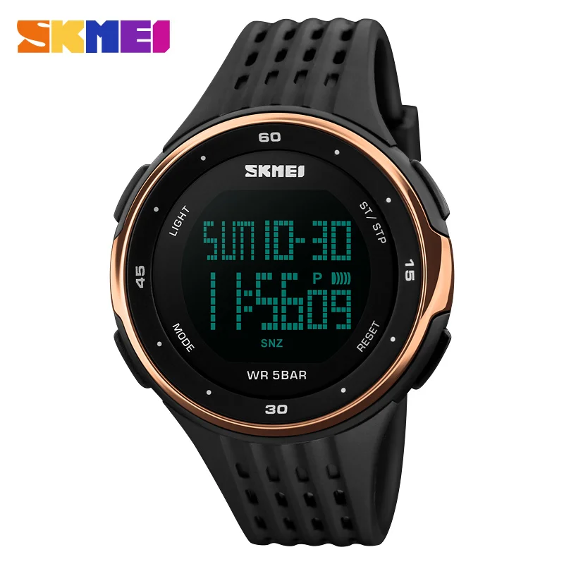 

SKMEI Chronograph Calendar Alarm Sport Watches Men Digital Watch LED Display Waterproof Male Wristwatches Relogio Masculino