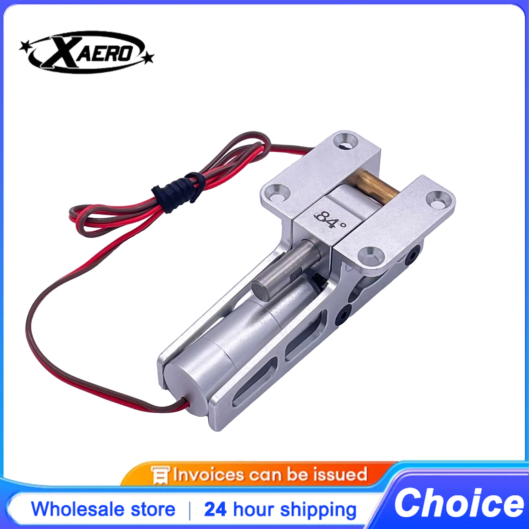 

XAERO ER005 84° Retractable Mount for RC Model, Durable Landing Gear Accessory with Adjustable Angle for Airplane Drone FPV