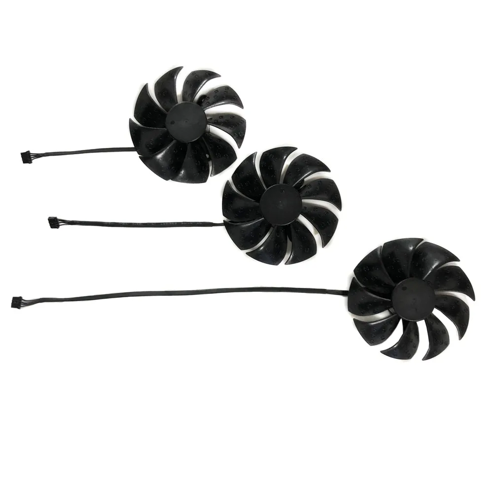 3Pcs/Set PLD09220S12H,9MM Standard 4Pin Plug,Graphics Card Fan,For EVGA RTX 2080Ti FTW3 ULTRA GAMING Cards Cooling