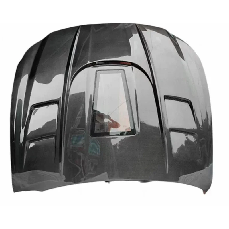 

Premium Real Carbon Fiber Engine Hood Cover Quattroporte 2013-2021, Auto Exterior Parts