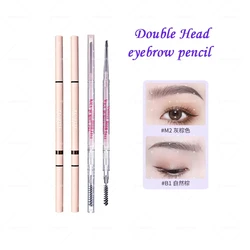 FLORTTE Dual-Ended Extra Fine Eyebrow Pencil Mood Institute Eyebrow Pencil Pink Flower Blossom Blossom Eyebrow Pencil Cosmetics