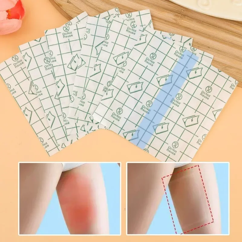 10/20Pcs Waterproof Protective Film Patches Flexible PU Barrier Stickers for Thigh Chafing Prevention Tattoo Covering Protection