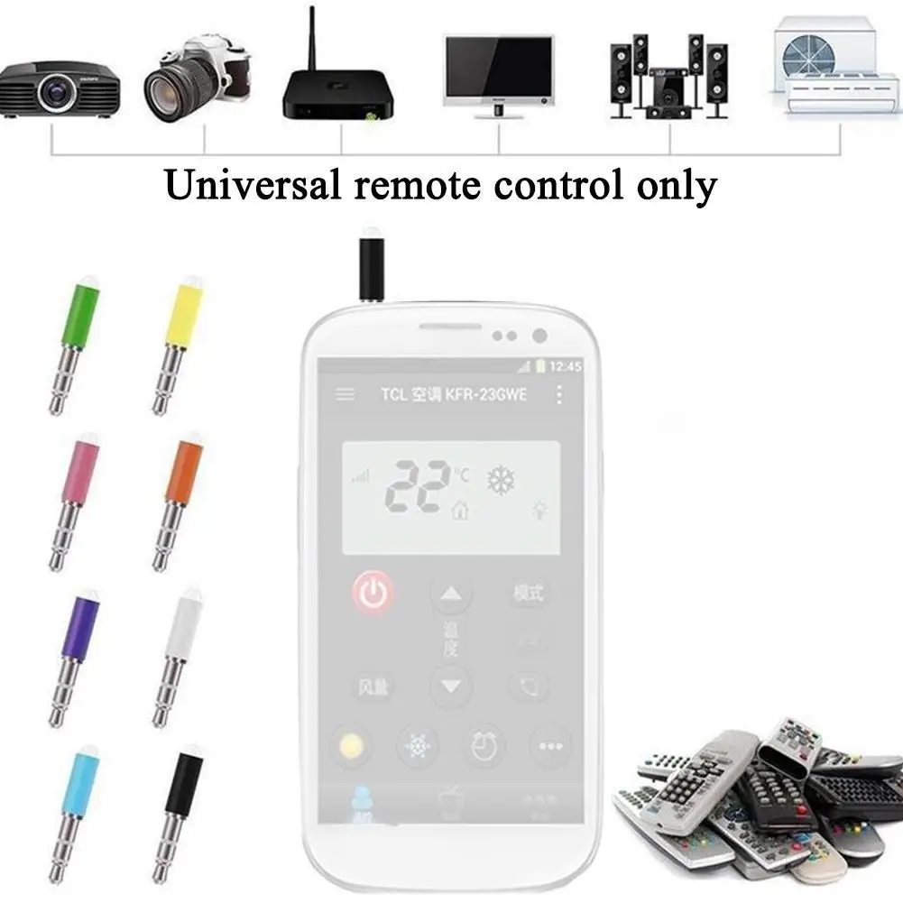 Universal Remote Control Mobile Phone Infrared Transmitter Wireless Ir Port For Smartphone Tv Air Conditioner Accessories Q9W1